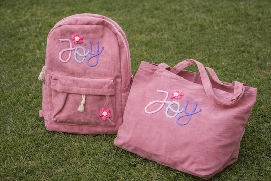 The perfect duo: Little Darlings Knitted Backpack & Tote Bag