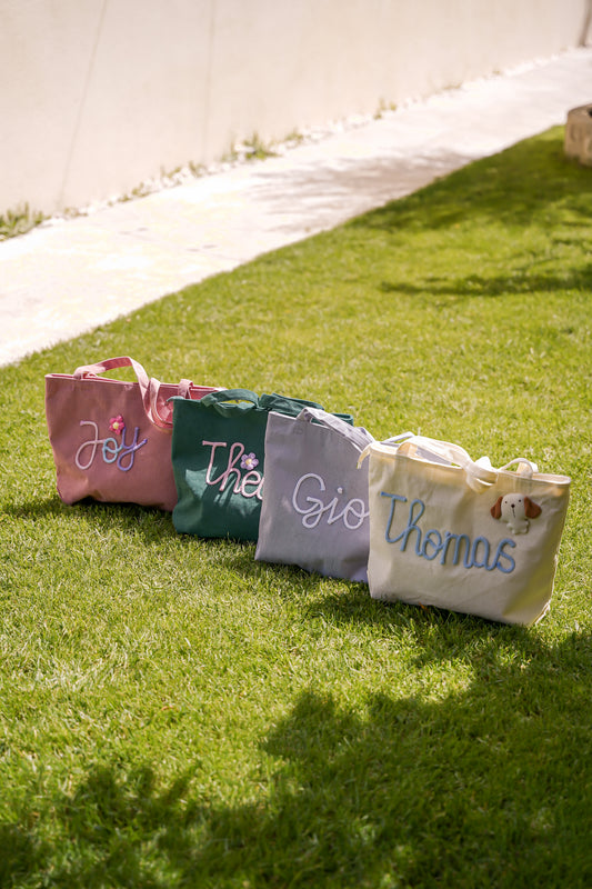 Little Darlings Knitted Tote Bag