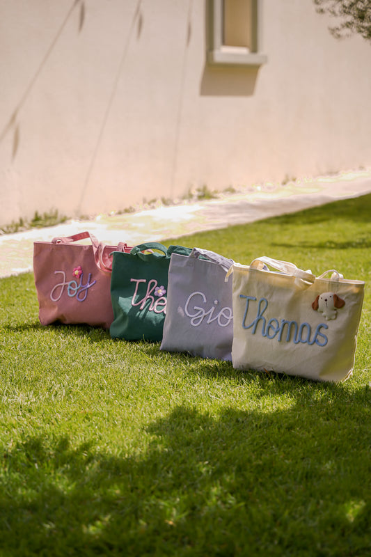 Little Darlings Knitted Tote Bag