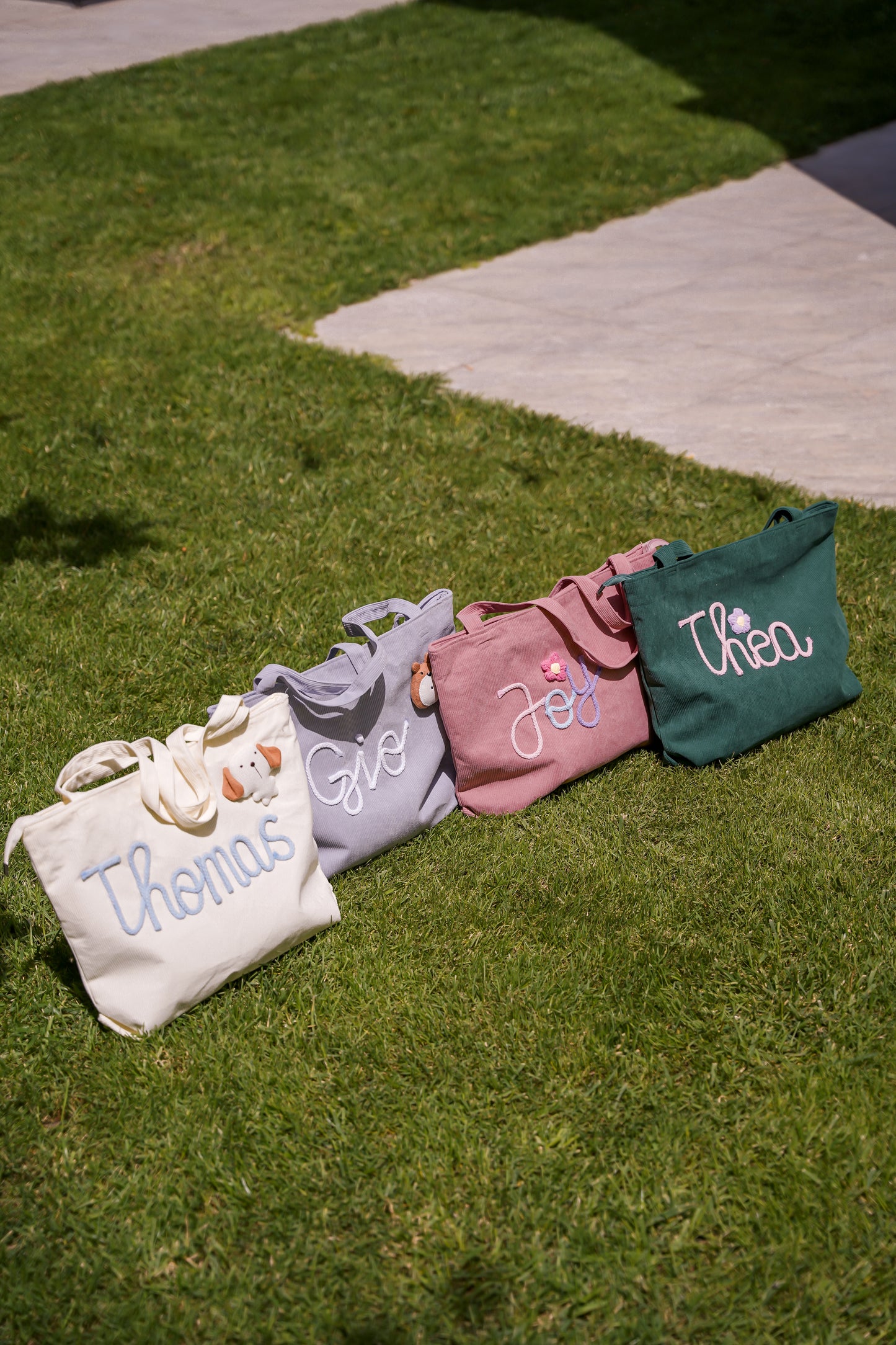 Little Darlings Knitted Tote Bag